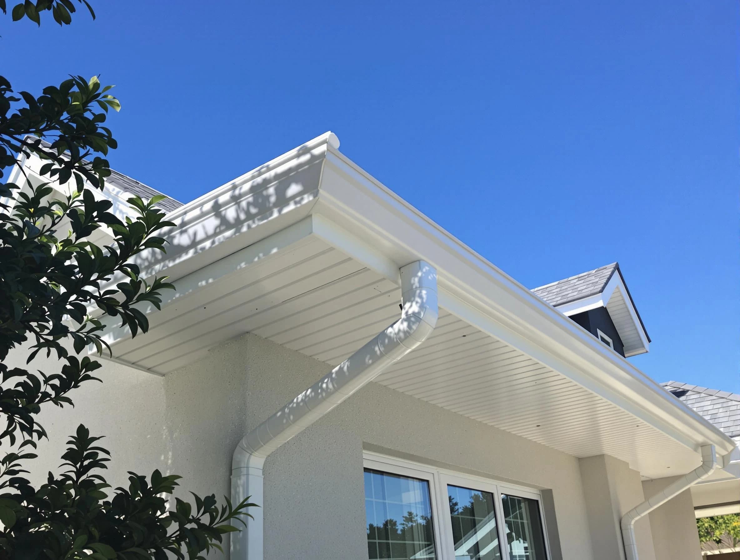 Custom-fit rain gutter system by Willoughby Roofing Company in Willoughby, OH