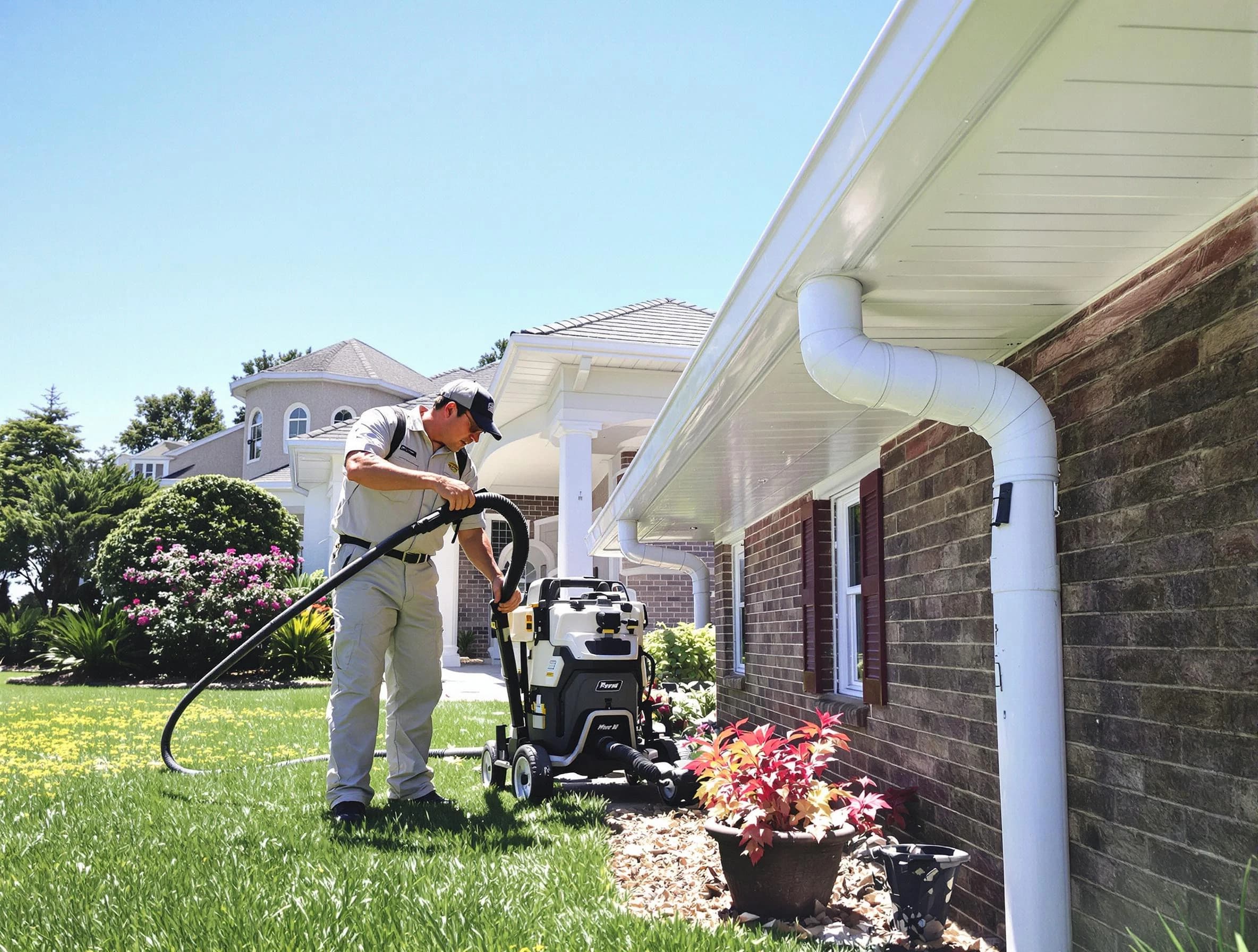 Downspout Cleaning in Willoughby