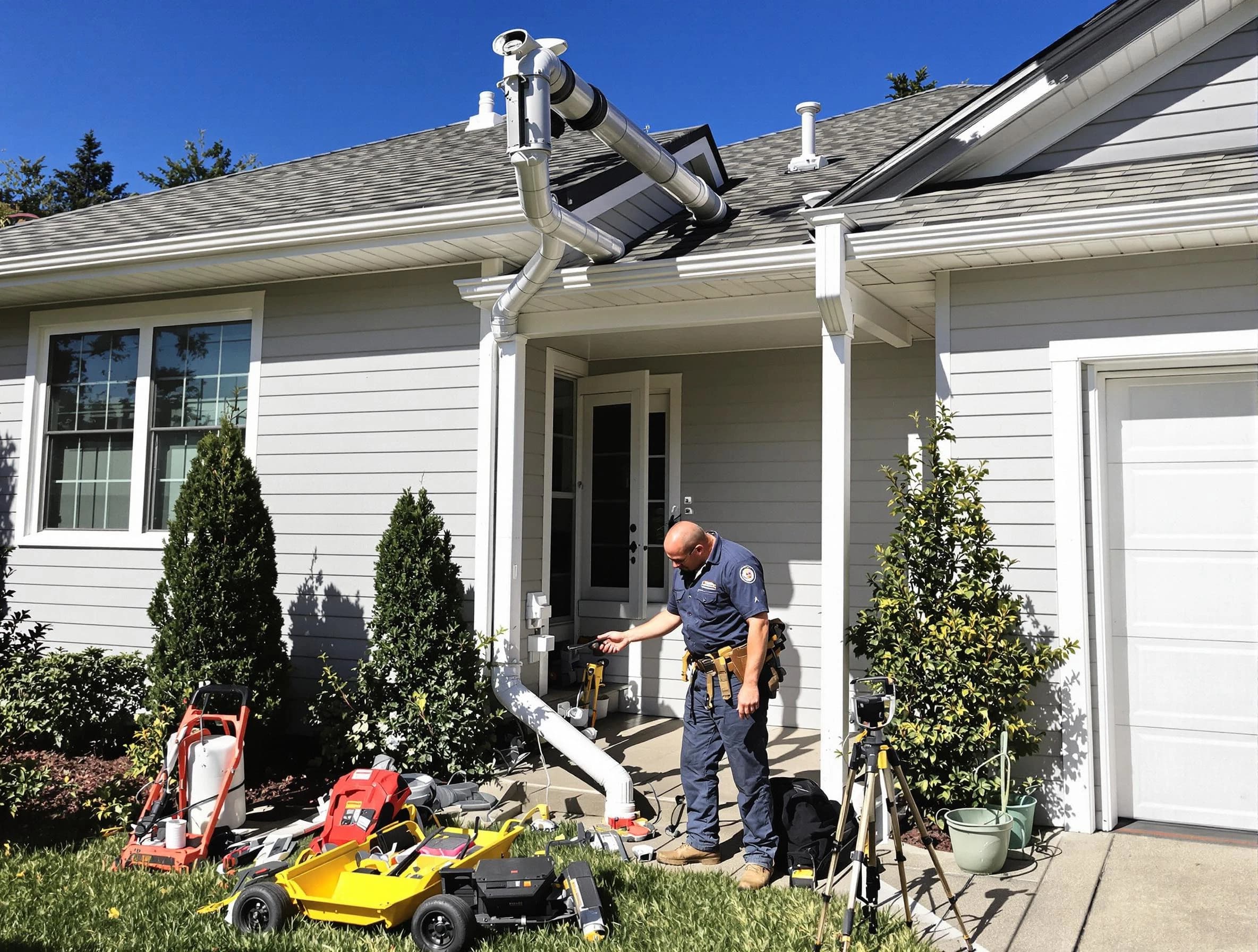 Downspout Repair in Willoughby